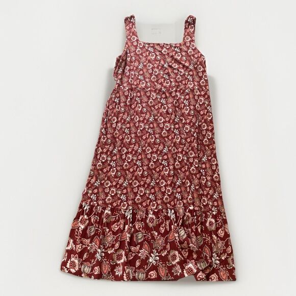 Lands End Tank Maxi Dress Paisley Print Women’s Sz 2X - Picture 1 of 3